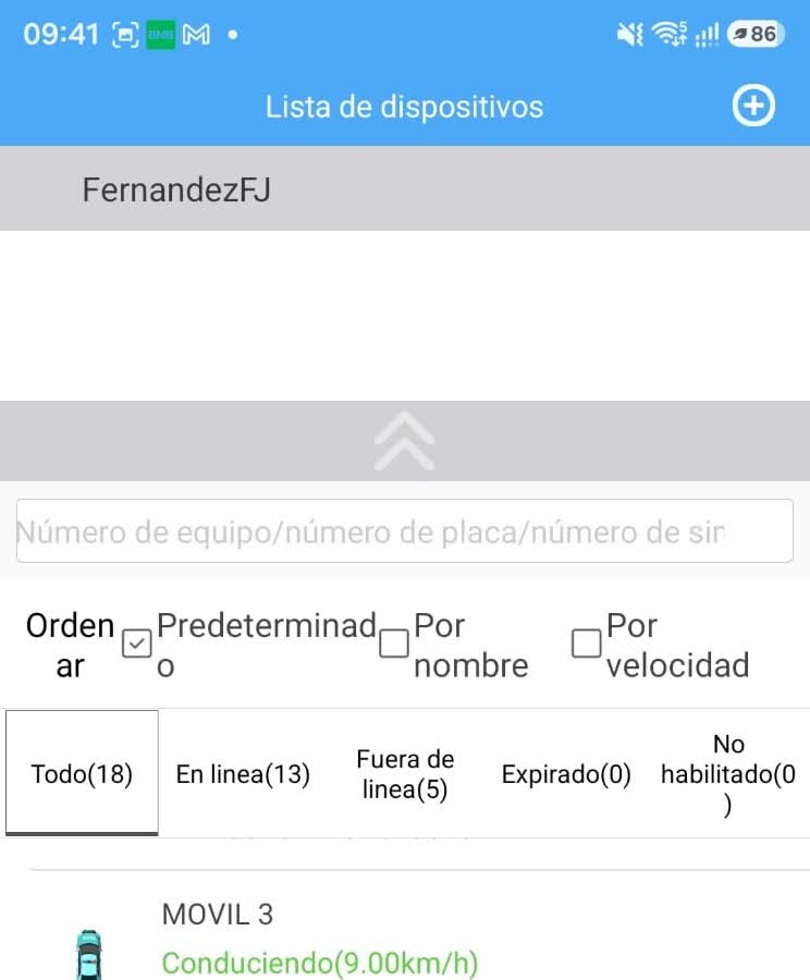 2. Tocar el símbolo más (+) arriba a la derecha