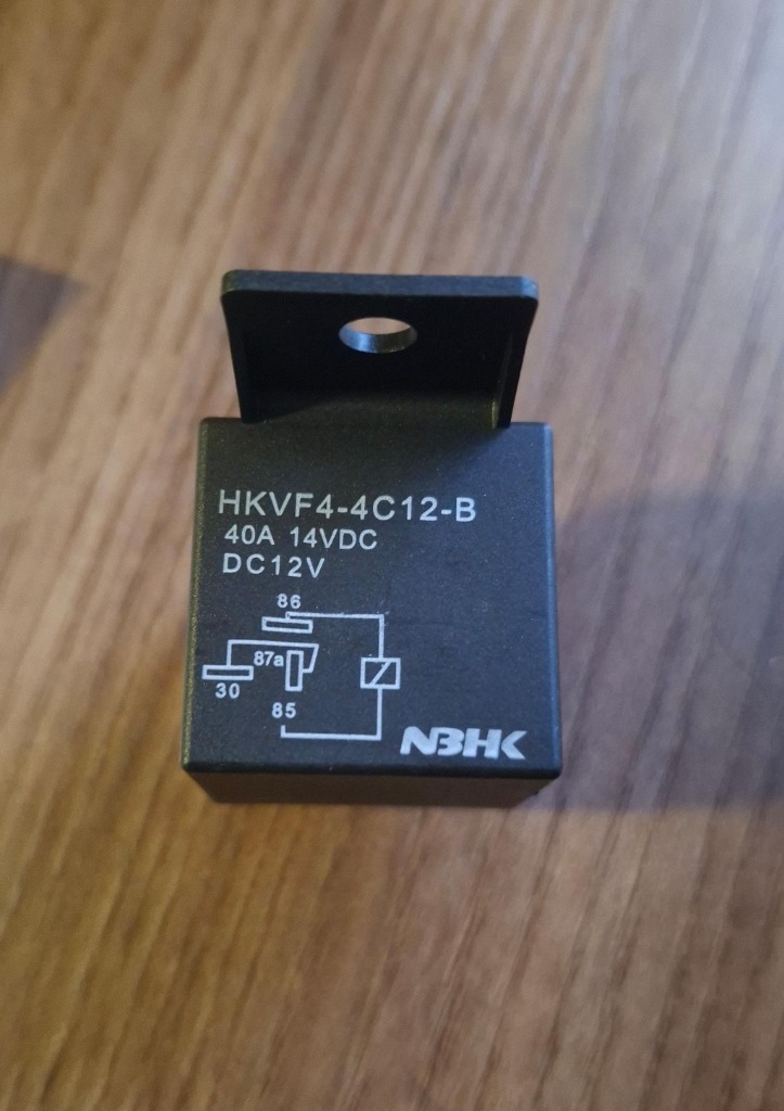 Relay NBHK 40A 12V con esquema de circuito