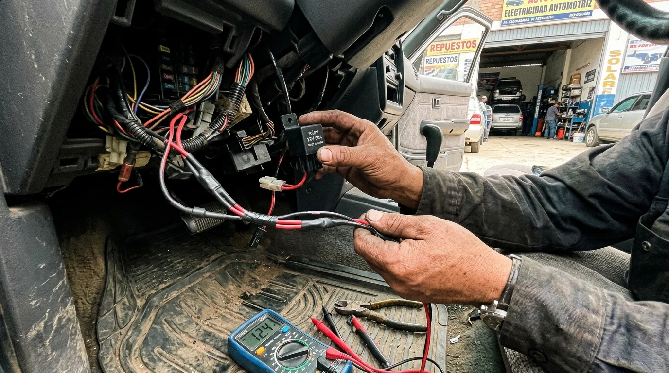 Instalación profesional de relé corta corriente en Bolivia