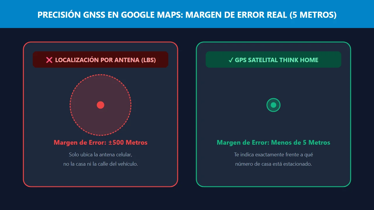 Precision real en Google Maps de 5 metros Think Home