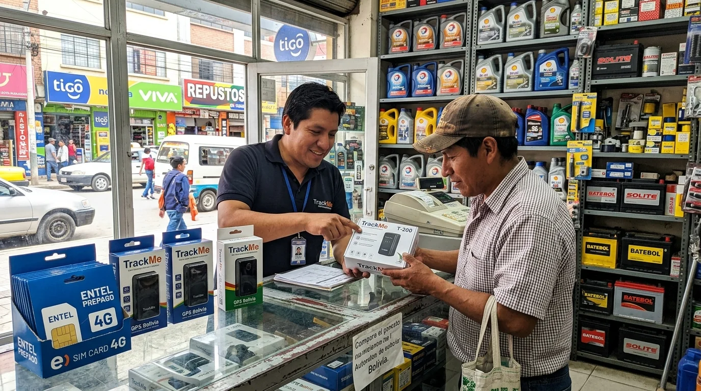 Tienda de repuestos y accesorios con GPS Think Home en Bolivia